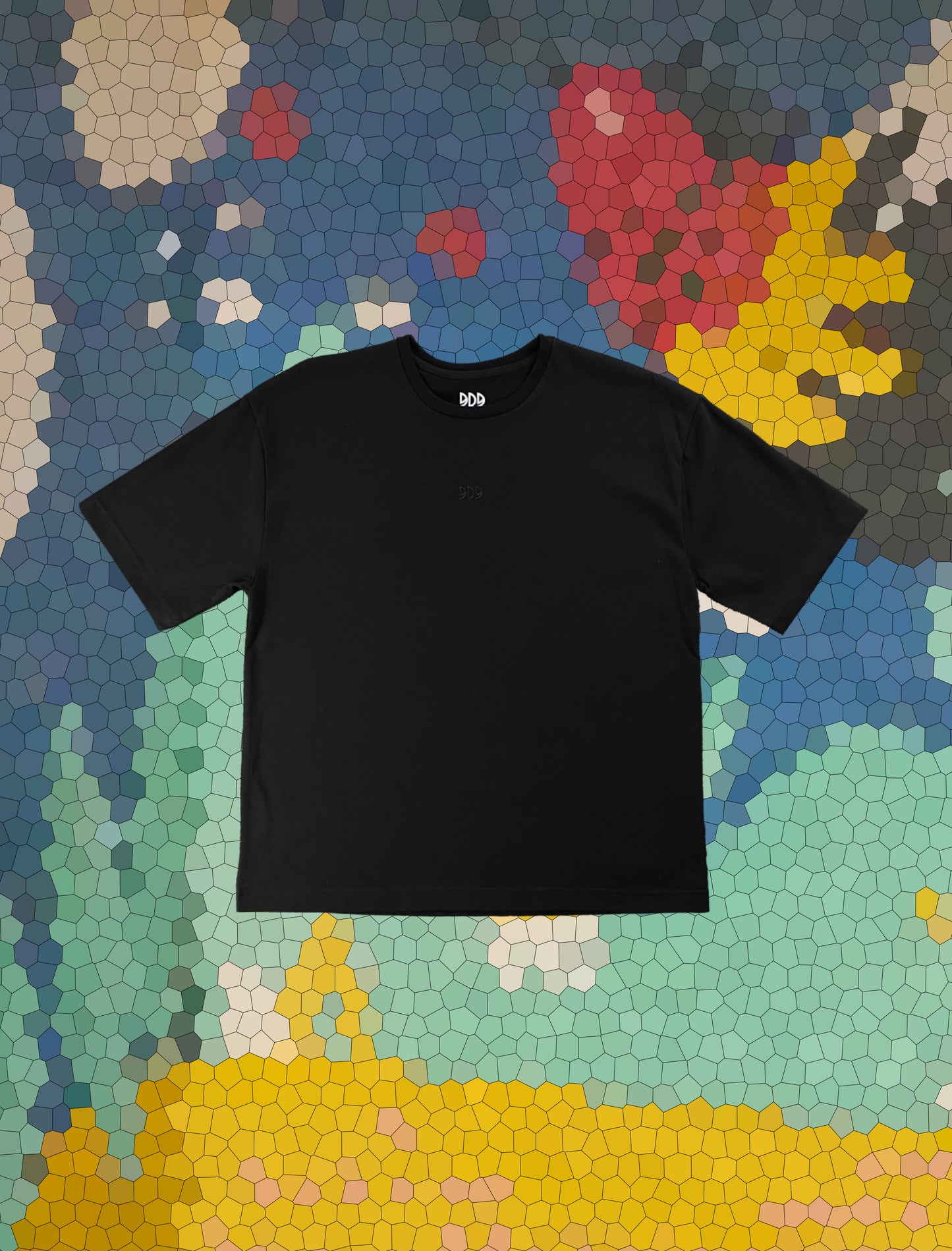 TEE-SHIRT BRODÉ NOIR