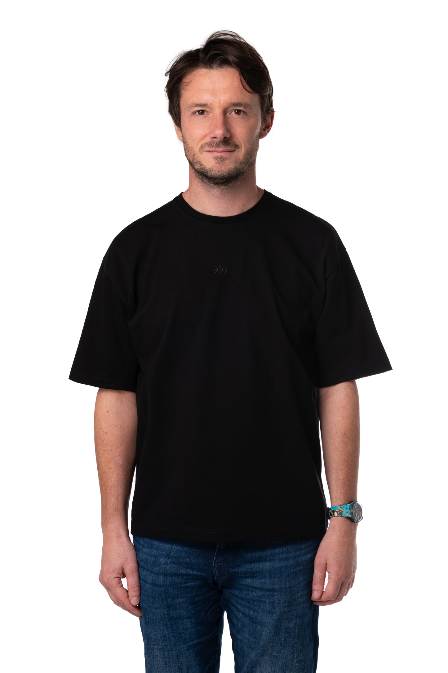 TEE-SHIRT BRODÉ NOIR