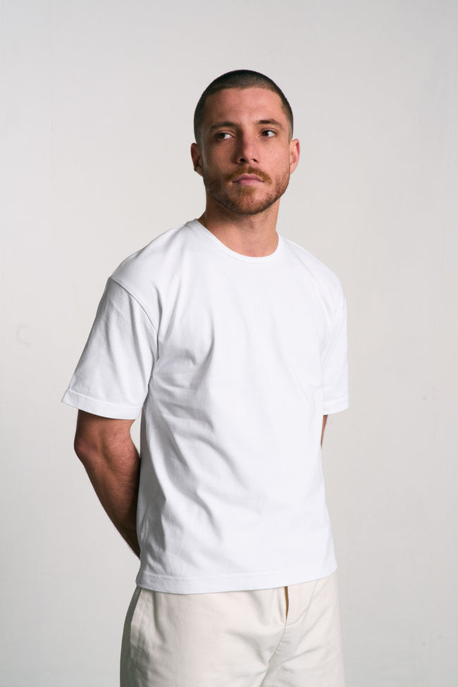 TEE-SHIRT BRODÉ BLANC