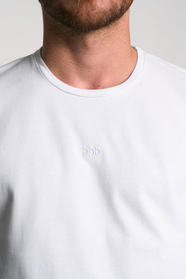 TEE-SHIRT BRODÉ BLANC