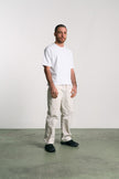 Pantalon unisexe coupe droite – 100% coton vintage robuste de toiles de tente. Modèle unique. Fabrication française.