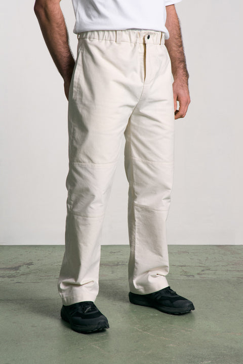 Pantalon unisexe coupe droite – 100% coton vintage robuste de toiles de tente. Modèle unique. Fabrication française.
