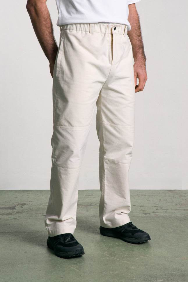 Pantalon unisexe coupe droite – 100% coton vintage robuste de toiles de tente. Modèle unique. Fabrication française.