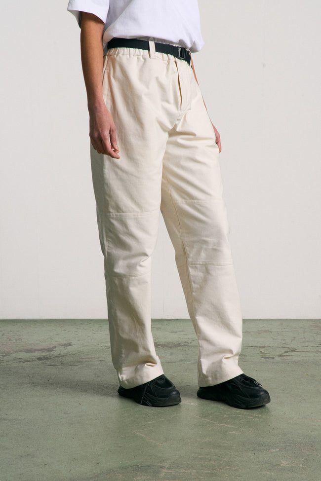 Pantalon unisexe coupe droite – 100% coton vintage robuste de toiles de tente. Modèle unique. Fabrication française.