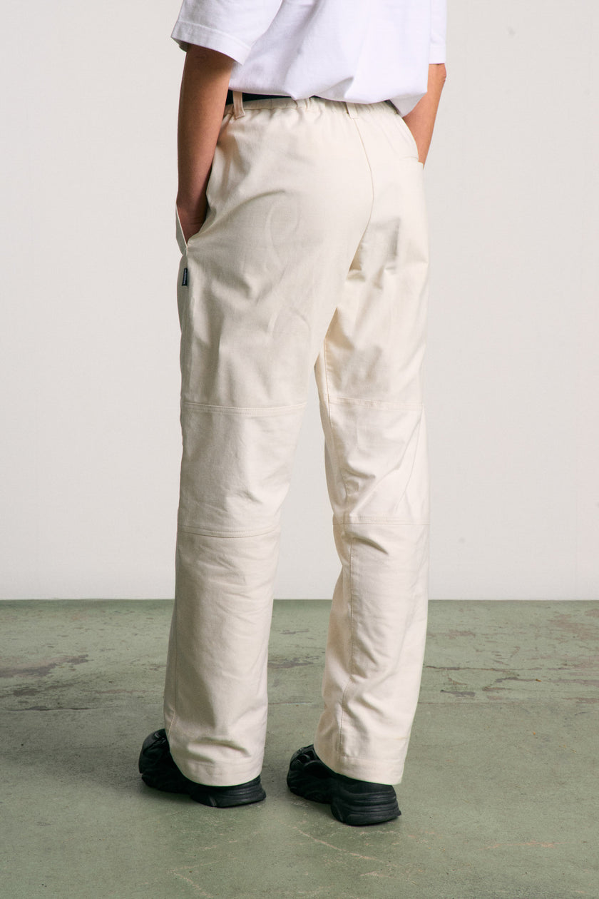 Pantalon unisexe coupe droite – 100% coton vintage robuste de toiles de tente. Modèle unique. Fabrication française.